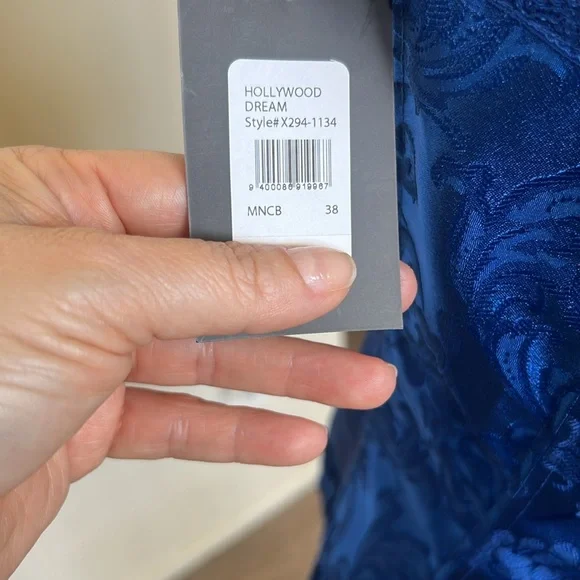 NWT Frederick's of Hollywood Royal Blue Corset SIZE 38 MED/LARGE - Picture 5 of 9